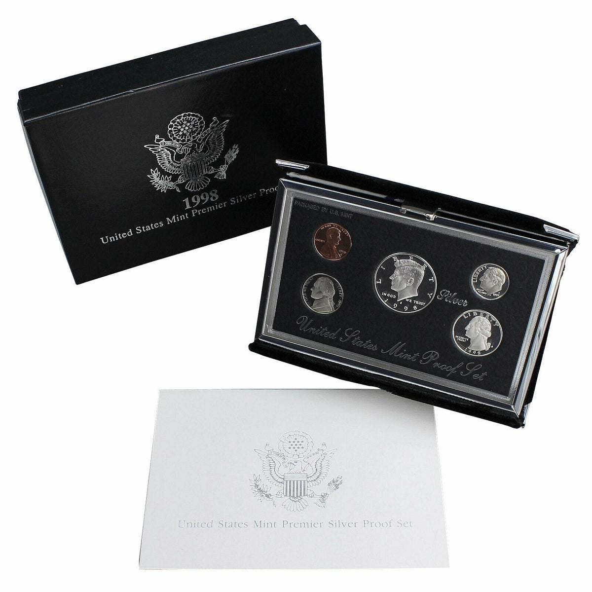 1998 US Mint Silver Premier Proof Set