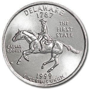 1999 Delaware State Quarter - Uncirculated