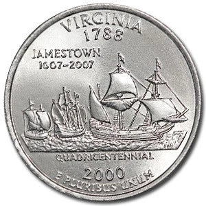 2000 Virginia State Quarter - Uncirculated