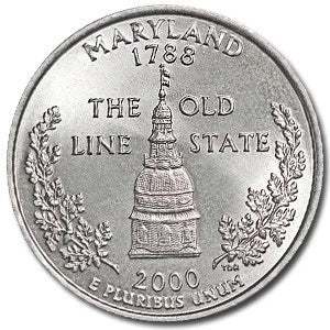 2000 Maryland State Quarter - Uncirculated
