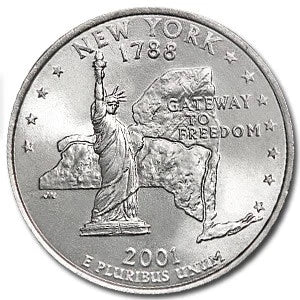 2001 New York State Quarter - Uncirculated