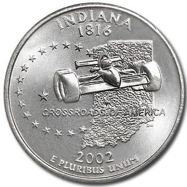 2002 Indiana State Quarter - Uncirculated