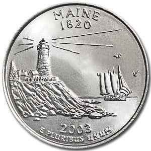 2003 Maine State Quarter - Uncirculated