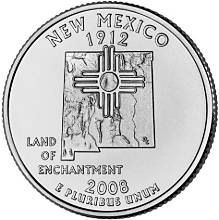 2008 New Mexico State Quarter-Uncirculated