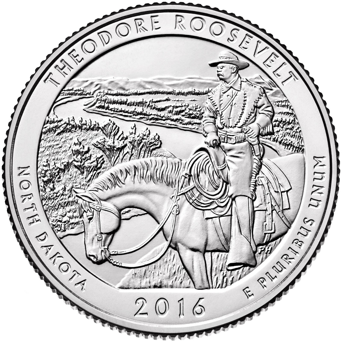 2016 North Dakota "Theodore Roosevelt" State Quarter-Uncirculated