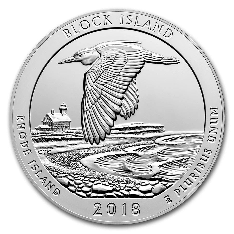 2018 Rhode Island "Block Island" State Quarter-Uncirculated