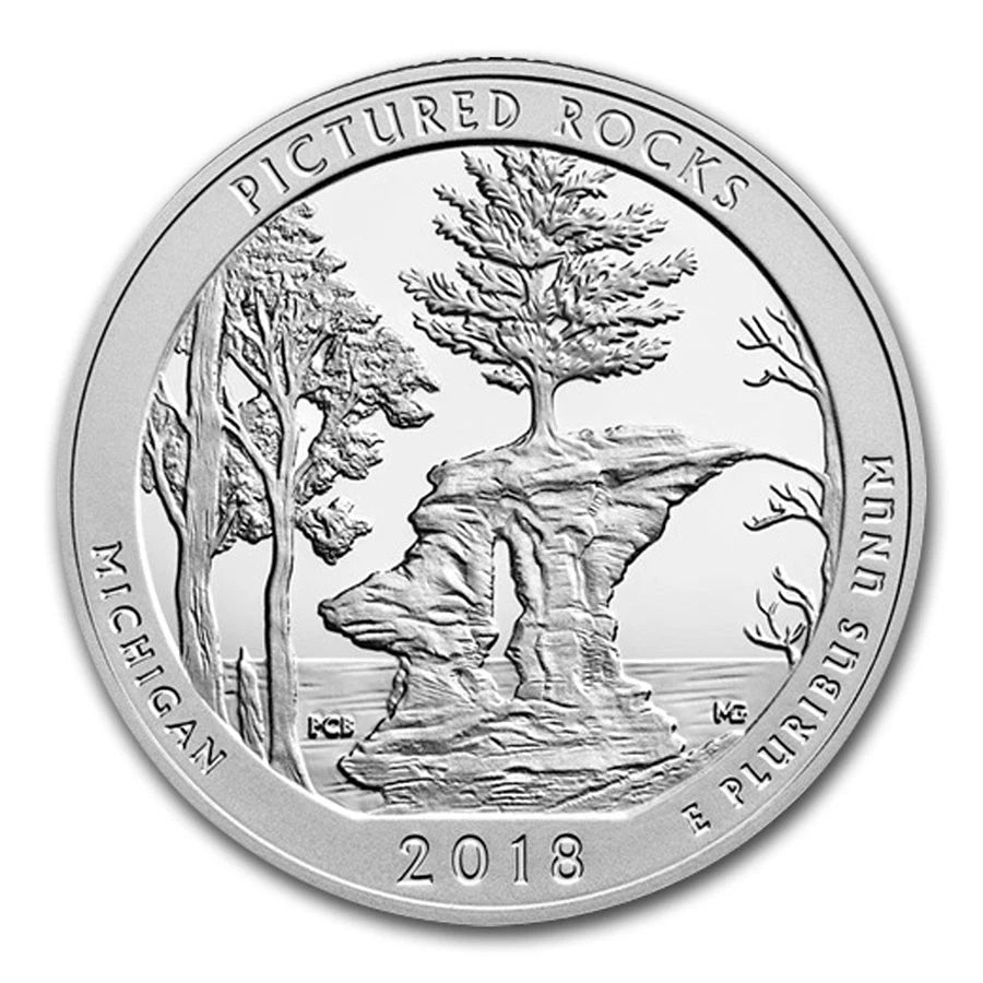 2018 Michigan "Pictured Rocks" State Quarter-Uncirculated