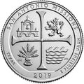 2019 Texas "San Antonio Missions" State Quarter-Uncirculated