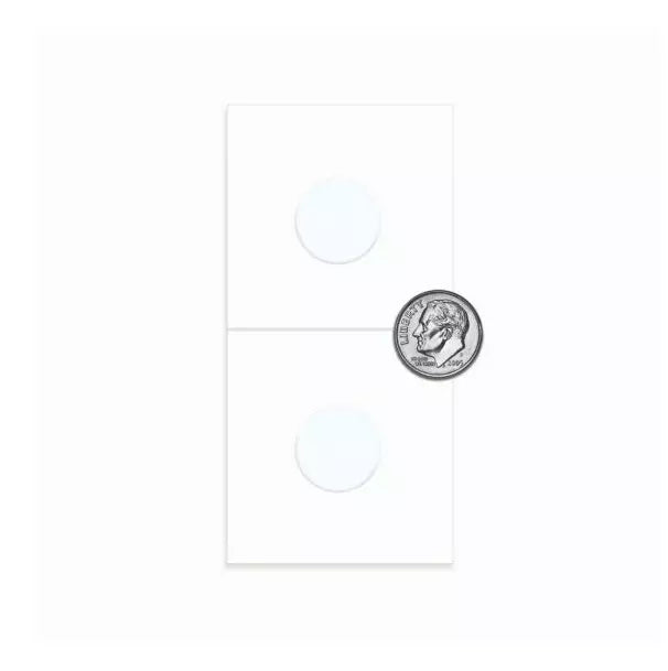 **(10) BCW 2X2 Dime Coin Storage Flips**